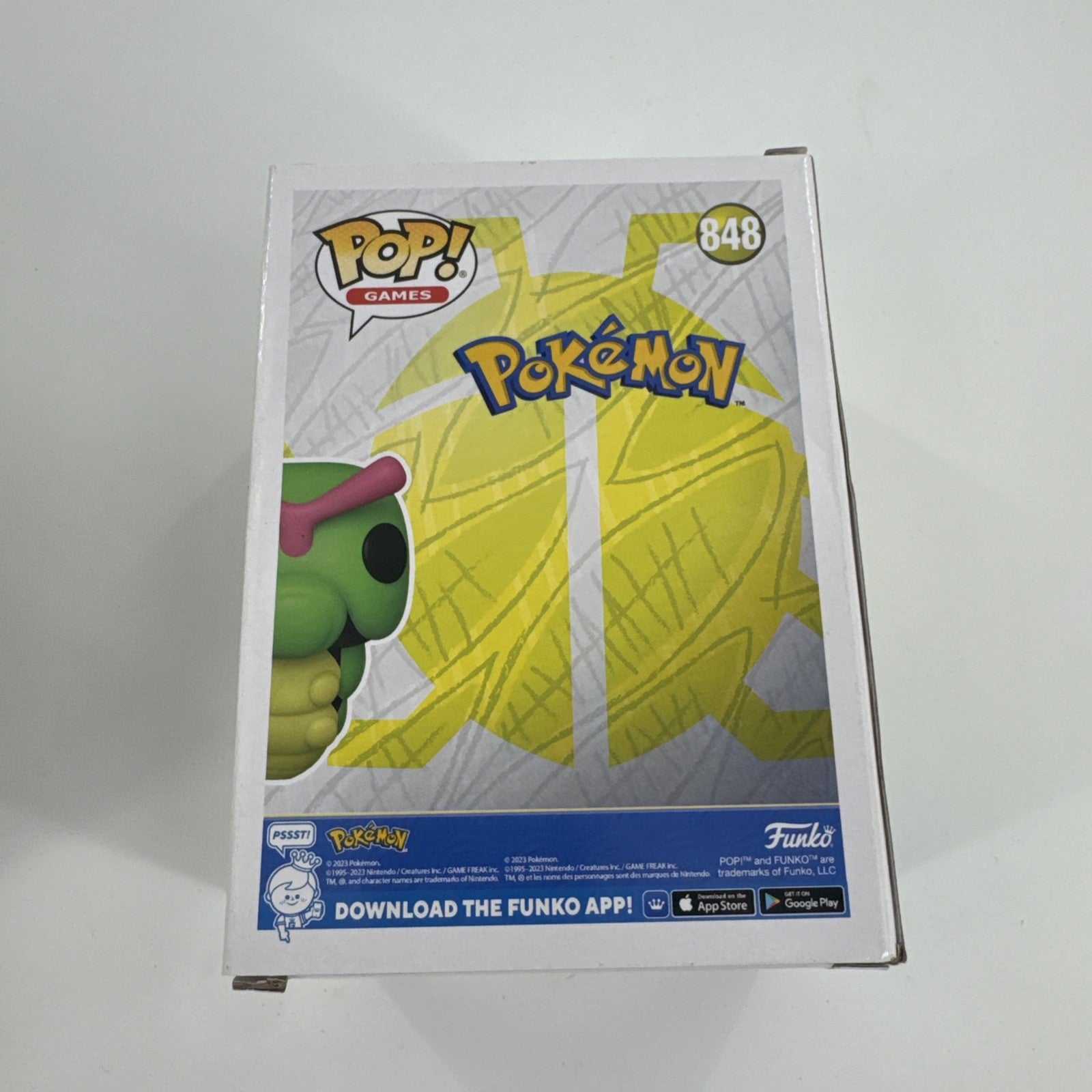 Funko Pop! Pokemon - Caterpie / Raupy (EU Version) #848 Unbespielt