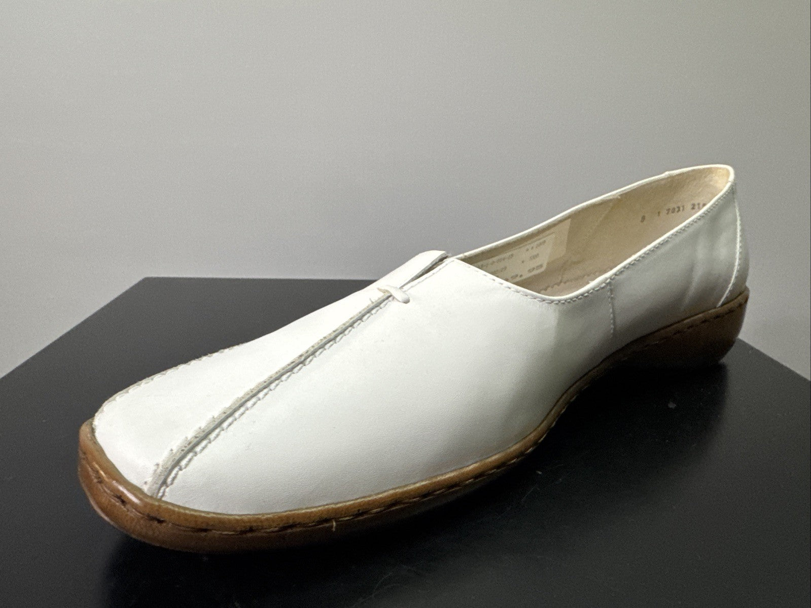 Ara Slipper Gr. 8 Damen Weiß Leder 