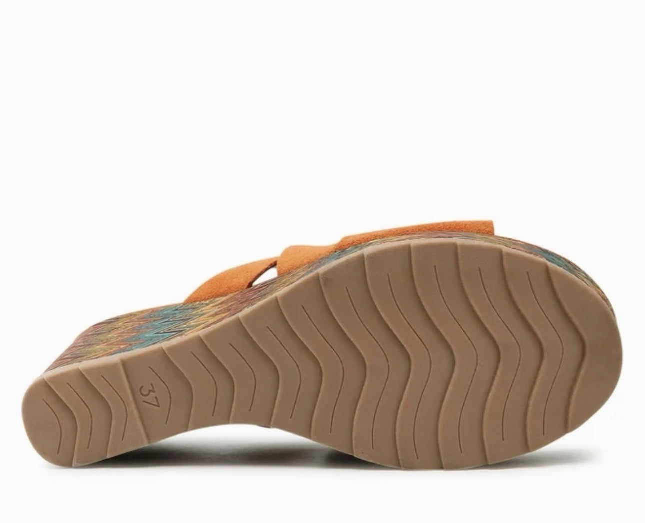 MARCO TOZZI Damen Pantolette Gr. 38 Slipper Sandale Sandalette Keilsandale