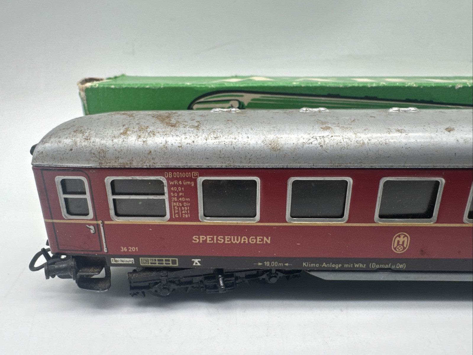 Märklin - H0 - 4024 - Speisewagen der DB rot - OVP