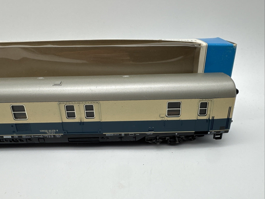 Märklin H0 AC 4157 Bahnpostwagen / Post mrz / DB / OVP blau Top Zustand