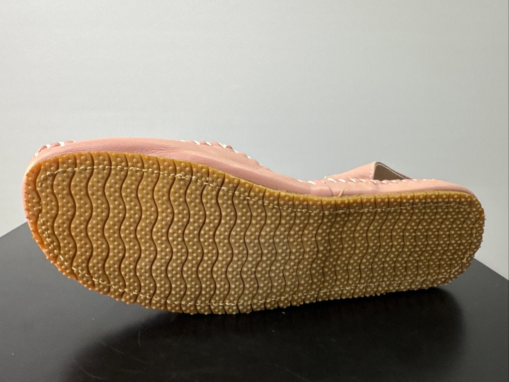 Rieker Slipper Gr. 36 Leder Rosa