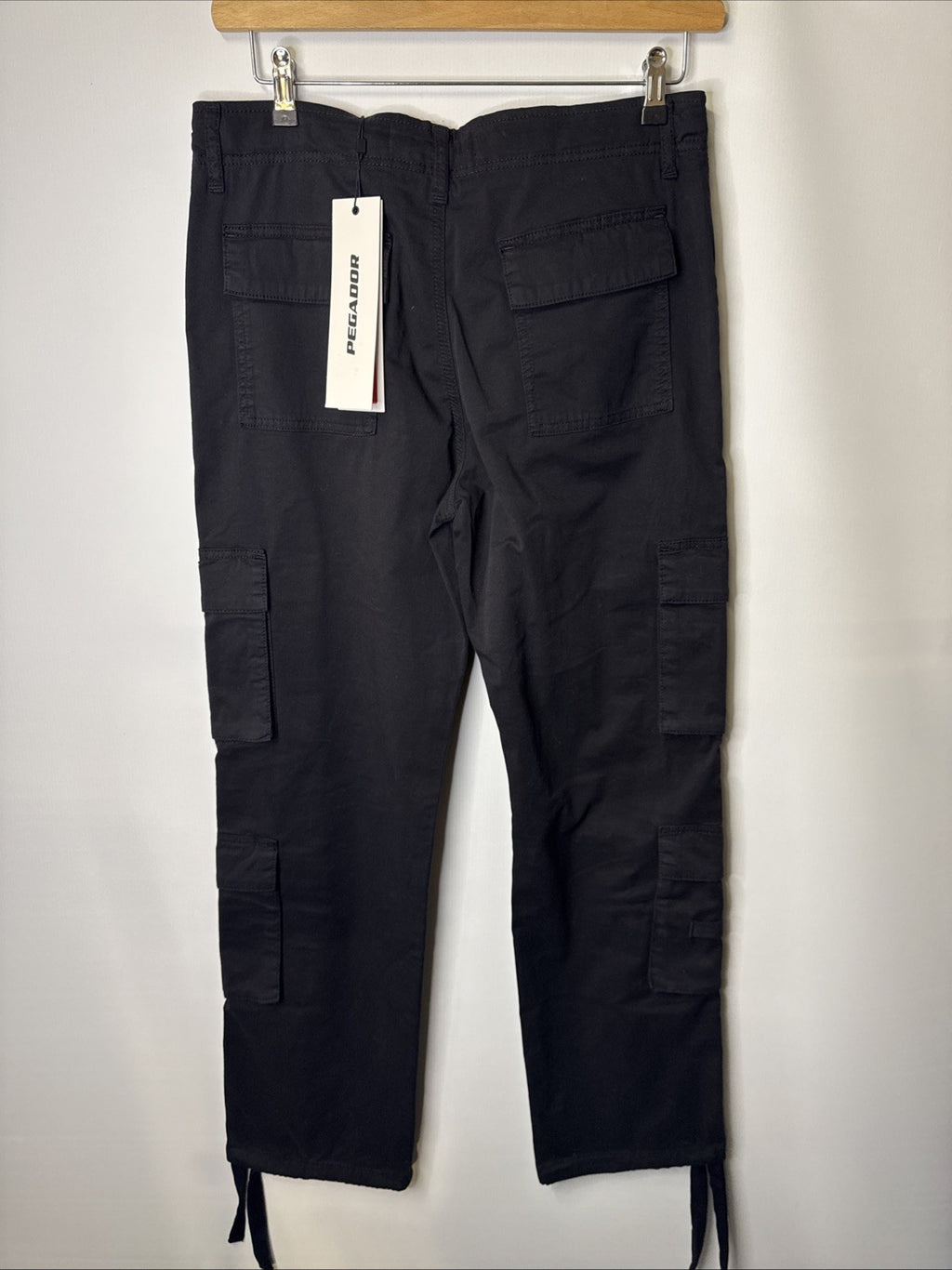 Pegador Tanami Wide Cargo Damen Hose Gr. L Schwarz