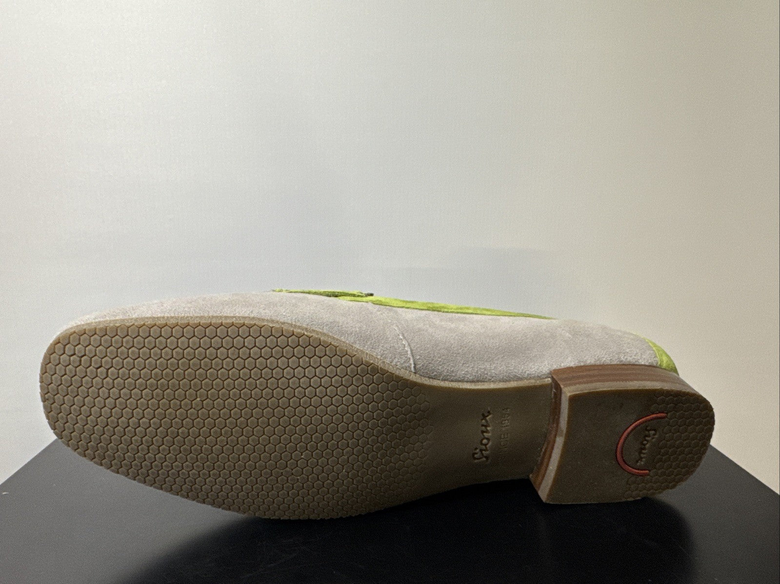 Sioux Corbina Slipper Gr. 6,5 Grau Damenschuhe Leder