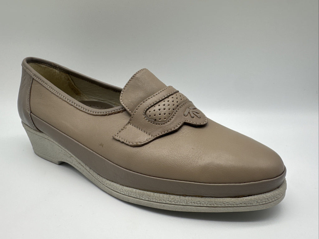 Genenger Damen Halbschuh Größe 7 Leder Luftpolster