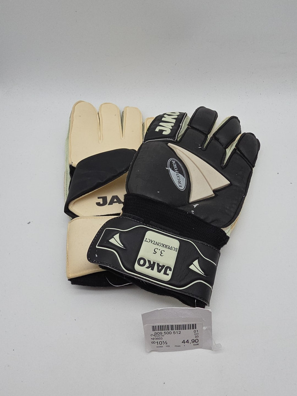 JAKO Torwarthandschuhe ERGO Form 4.5 Hard Ground Duo-Tec Gr. 10,5