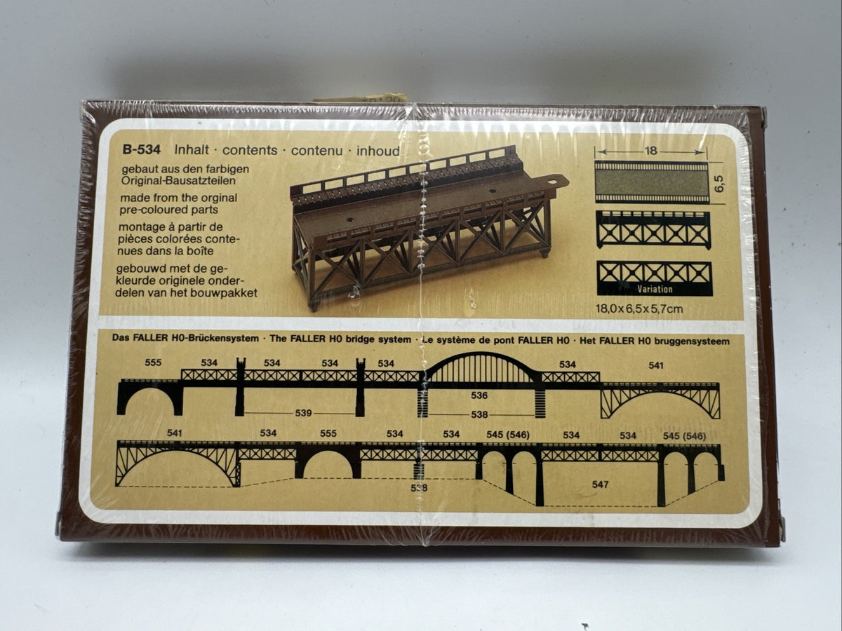 Faller B-534 - Gitterbrücke - H0 1:87 Unaufgebaut