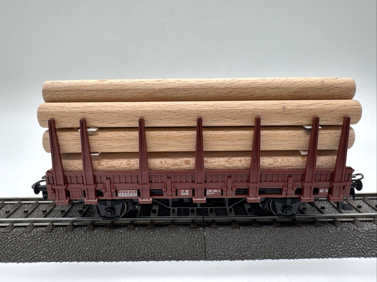 Gebraucht Märklin Rungenwagen 4459 H0 Mit Ladung Holz #484