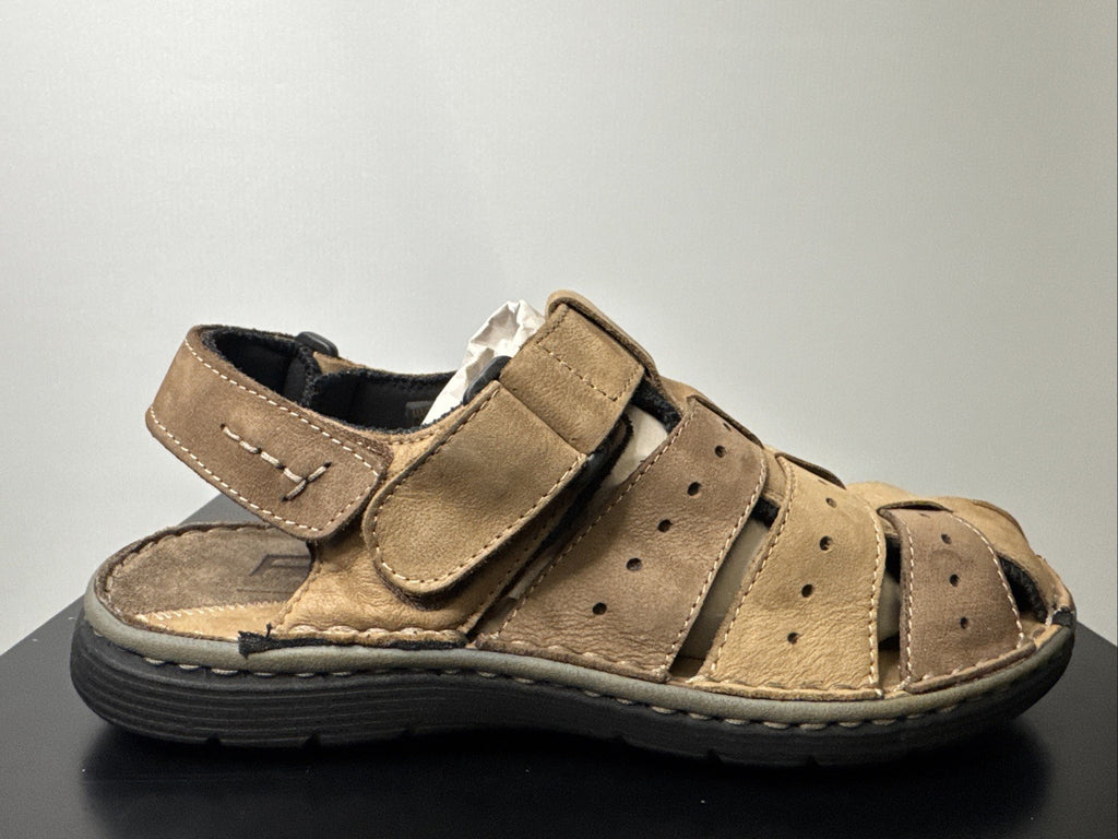 Rohde Herren Sandale Gr. 40 Leder Camel 