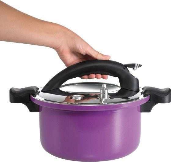 Beem Niederdruck Kochtopfset 4Tlg Abschüttdeckel 4L/6L 