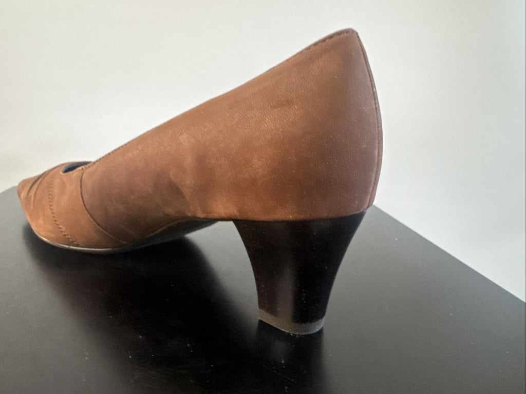 Jenny By Ara Pumps Gr. 7 Damen Leder Braun 