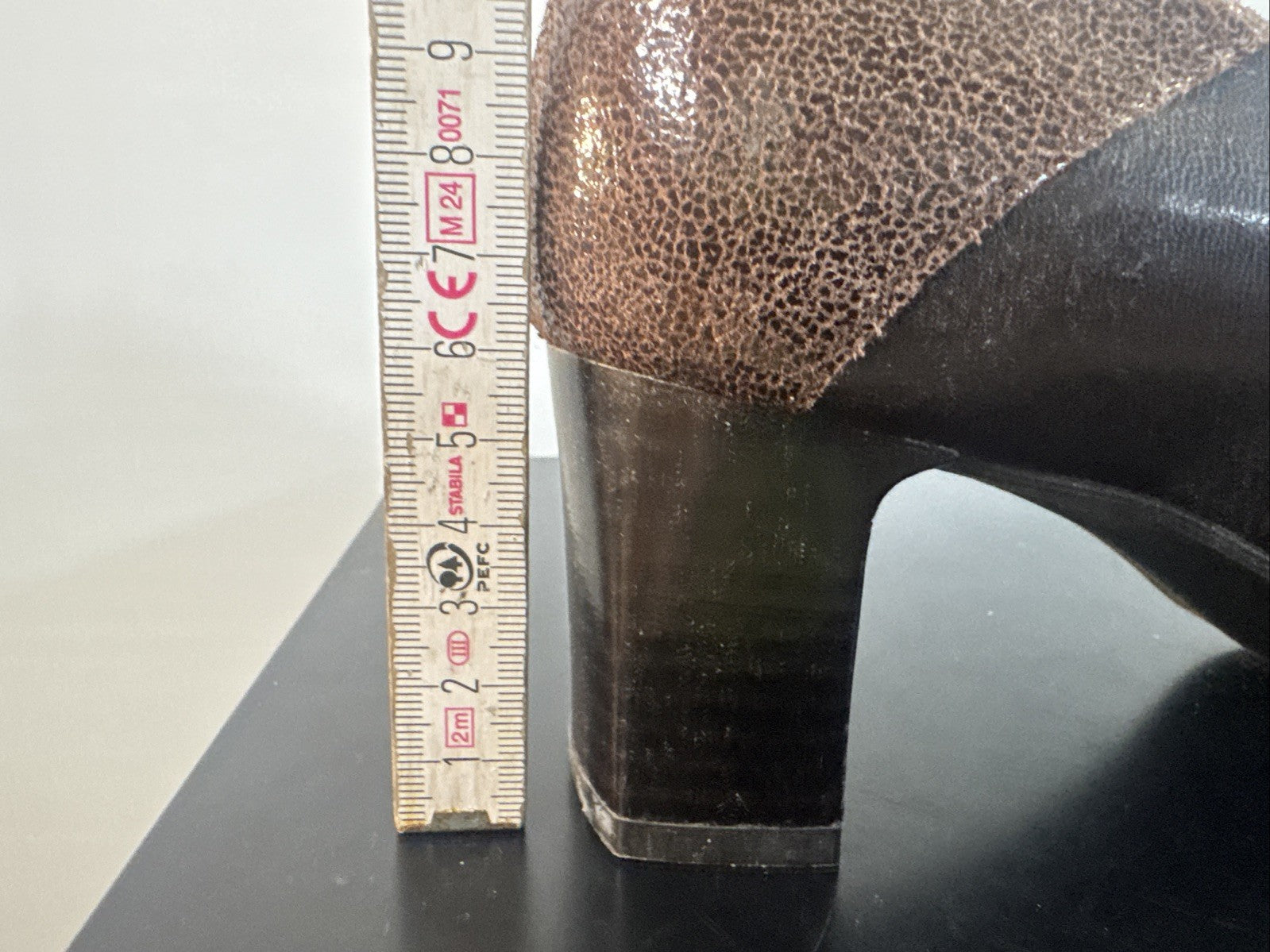 Simona Pumps Gr. 4 Damen Braun Leder