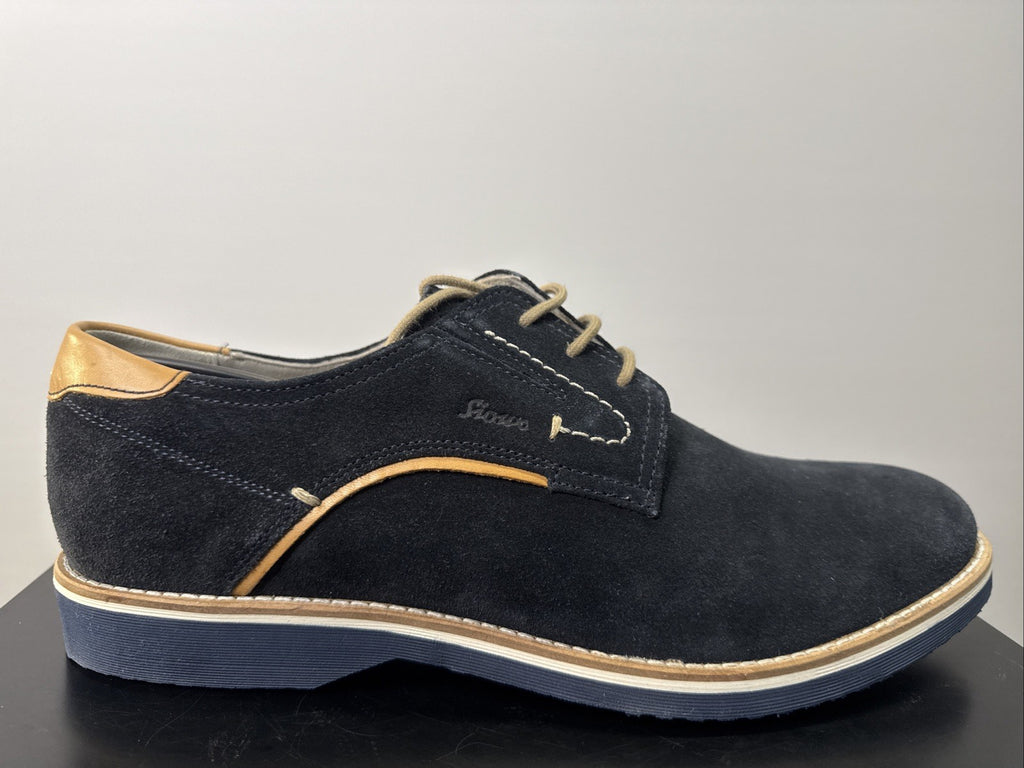 Encanio-702 Business Schuh Derby SIOUX Tempesta Dunkelblau SALE Gr. 43,5