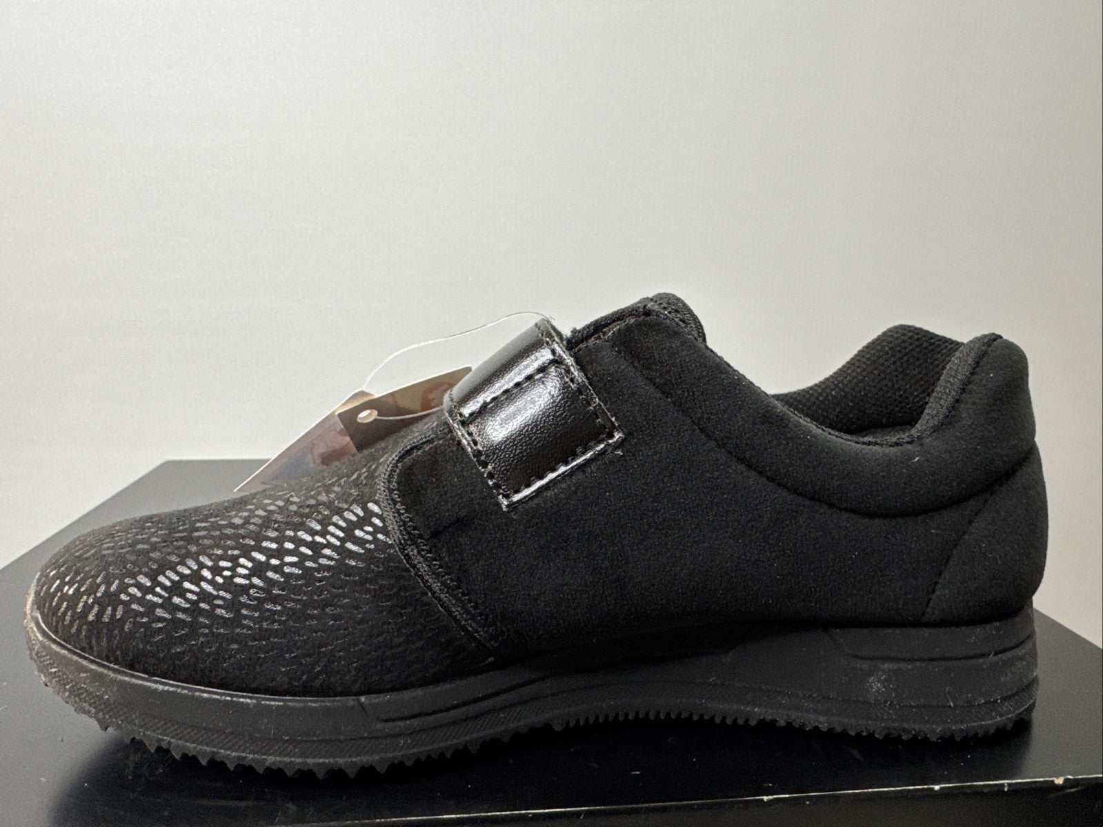 Fischer Markenschuh Gr. 38 Damen Halbschuh Schwarz Leder