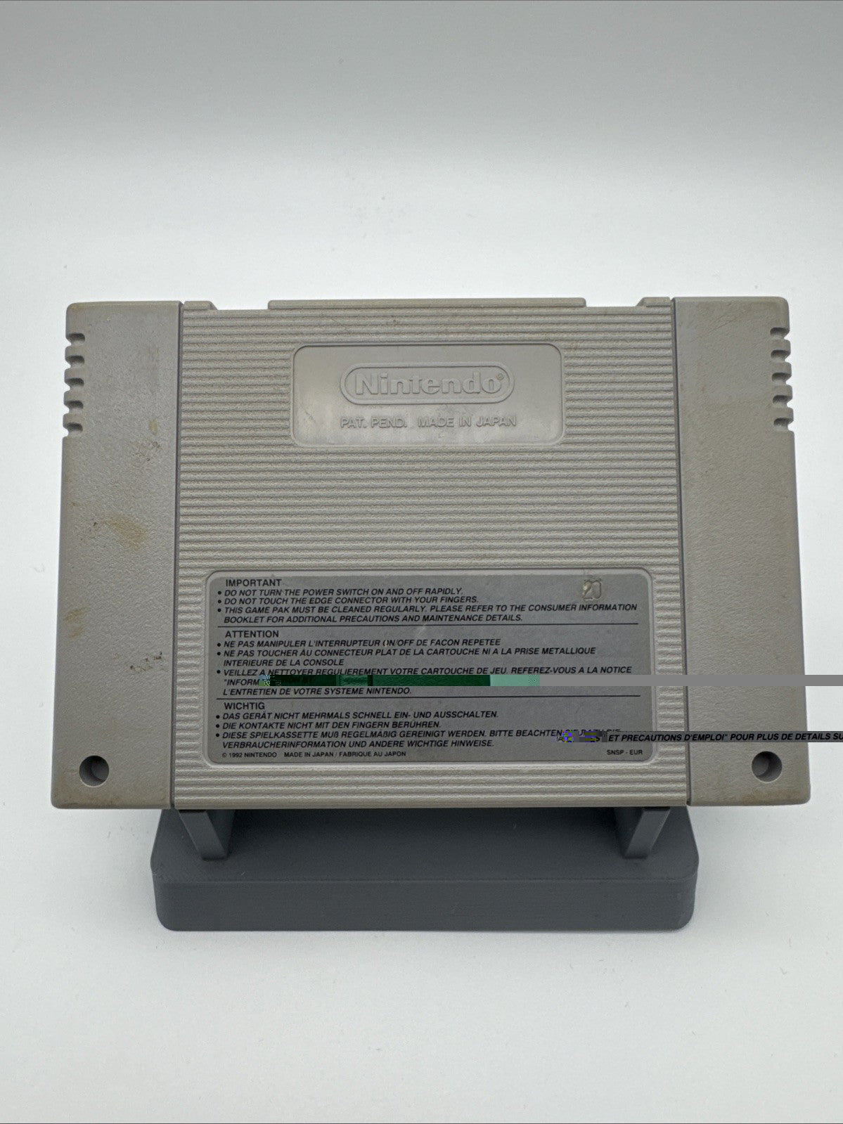 Dragon The Bruce Lee Story SNES Super Nintendo PAL Nur Modul Original