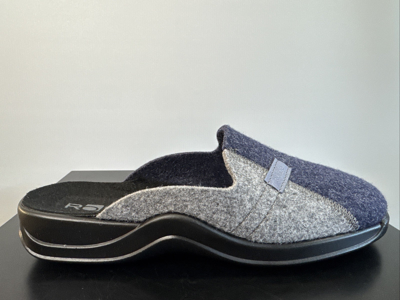Rohde Herren Filz Pantolette Gr. 43 Ocean Pantoffel Weite G 2731