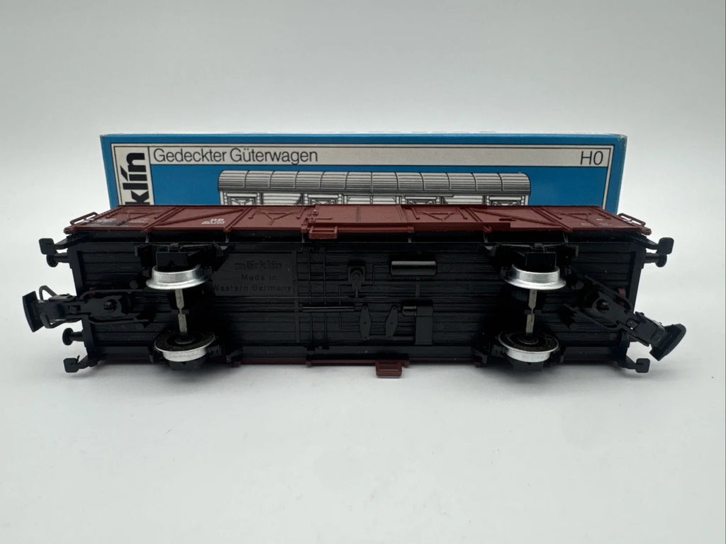 Märklin H0 4700 gedeckter Güterwagen 201 855 Glhms50 braun DB 1:87 OVP