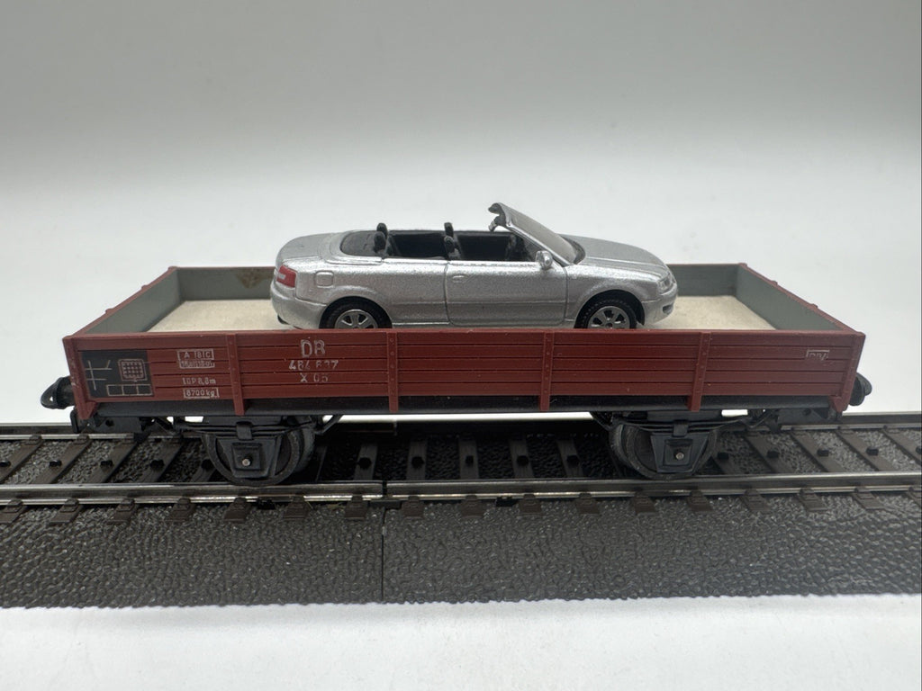 Märklin 4503 H0 Niederbordwagen 464 637 Mit Ladung DB #454