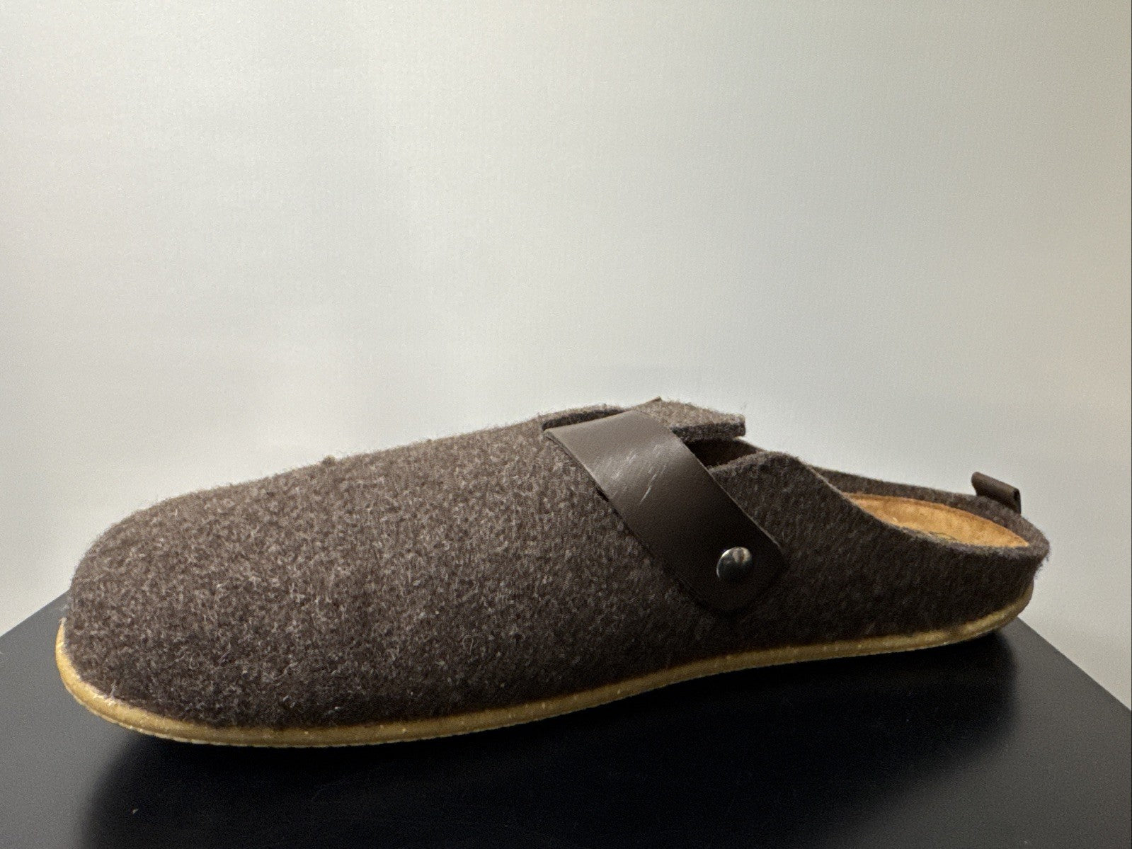 Rohde Herren Filz Pantolette Gr. 43 Mocca Pantoffel 6922