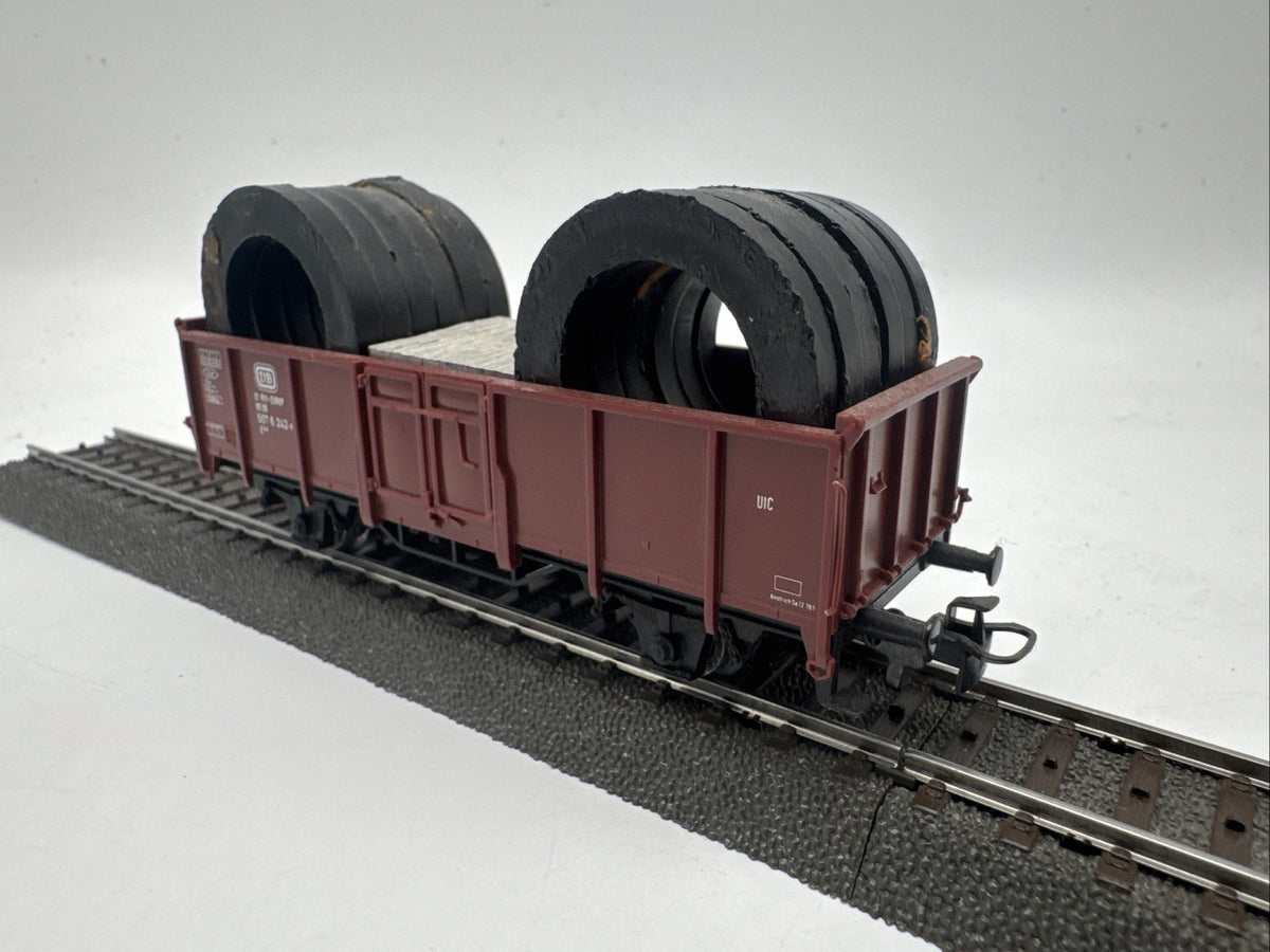 Märklin H0 4465 Hochboardwagen 507 6 242-8 DB - H0 HO Beladen #269