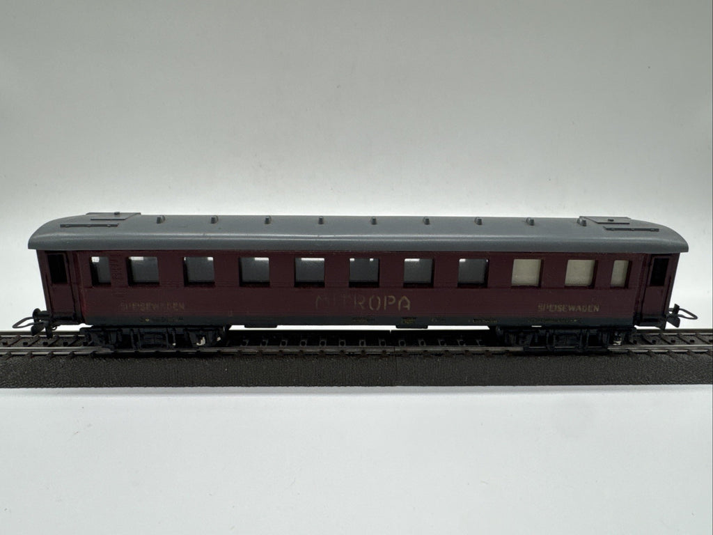 Spur H0 DDR PIKO ALT D-Zug Wagen Mitropa Speisewagen Rot Personenwagen #65