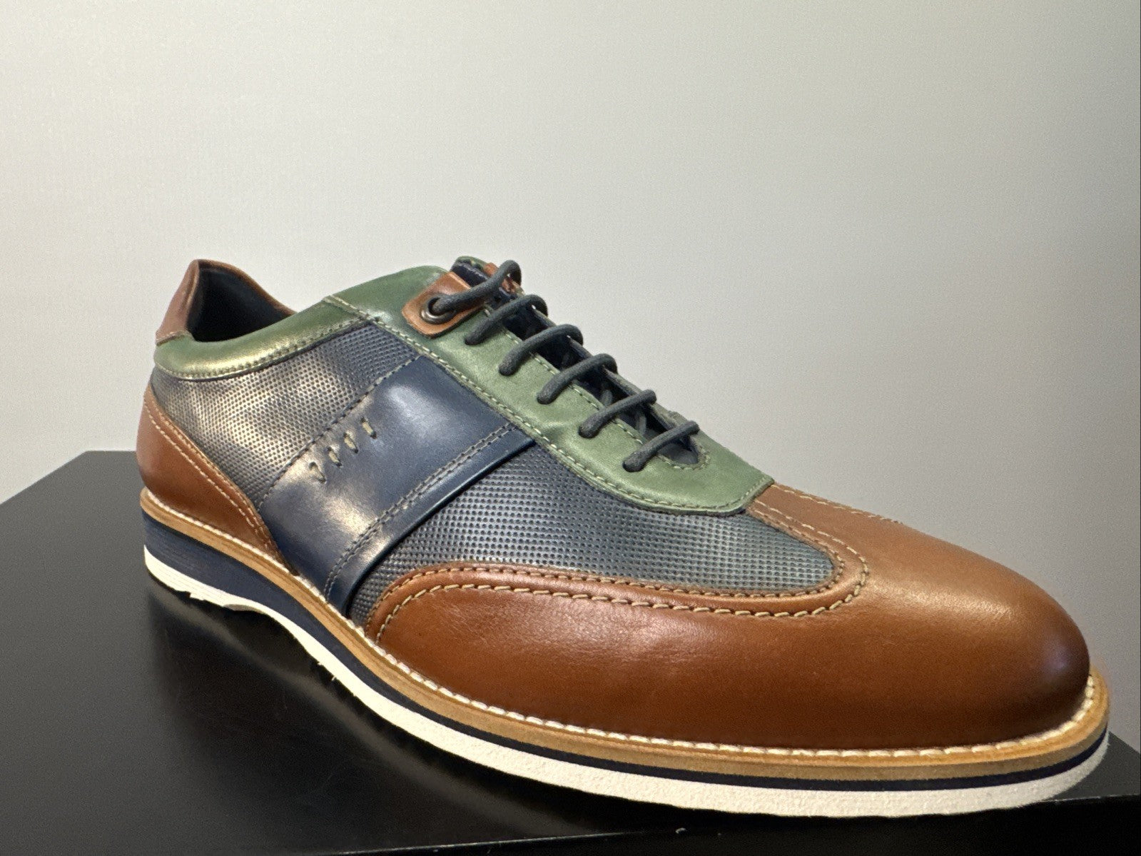 Quintero-702 by SIOUX  Herren Derbys Schnürschuh Indaco Gr. 48,5 / 14