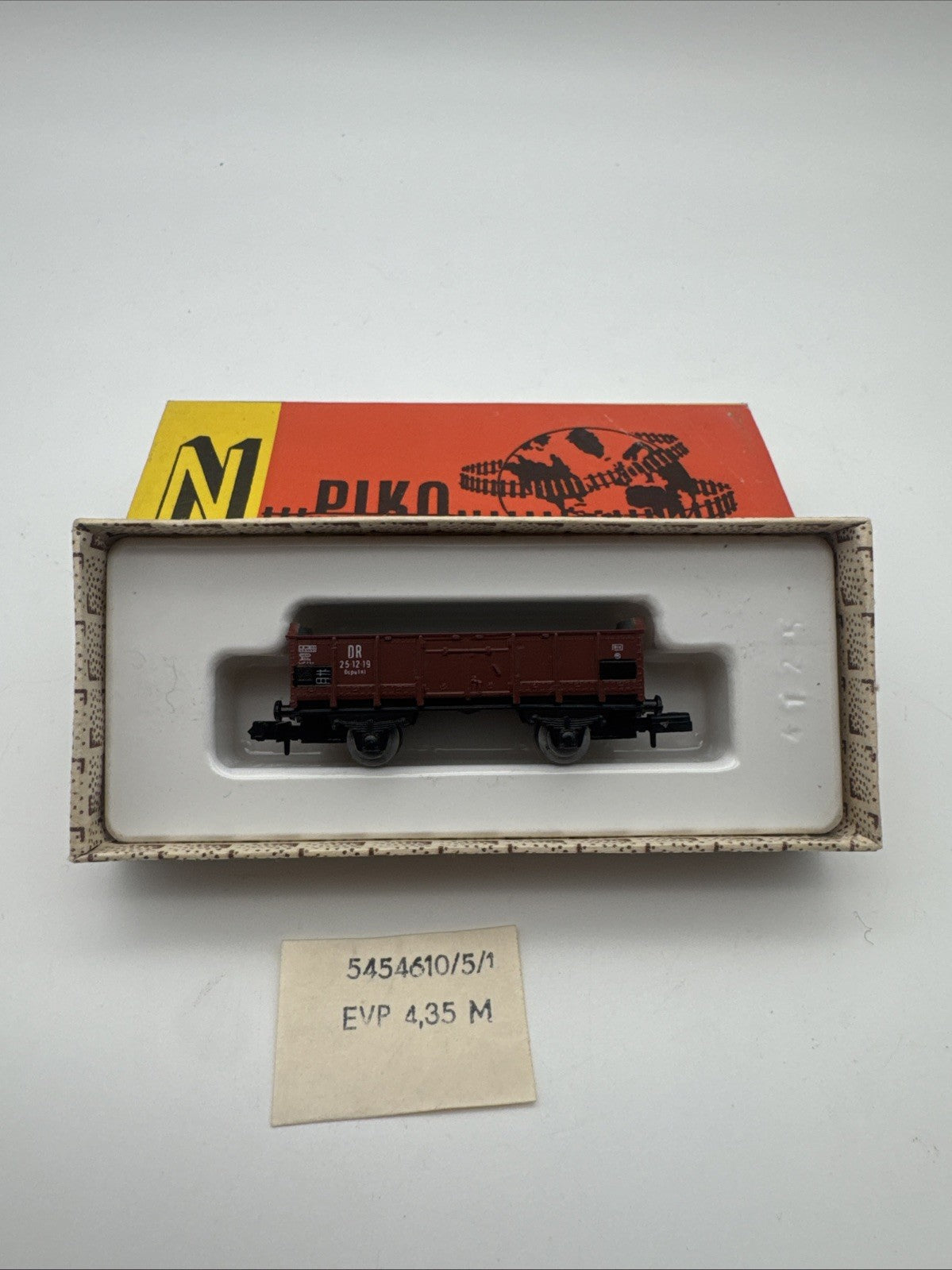 Piko VEB Spur N Hochbordwagen, offener Güterwagen DR 25-12-19 mit OVP 5454610/5/