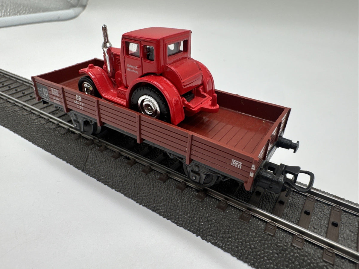 Märklin 4503 H0 Niederbordwagen 464 637 , DB Beladen #518
