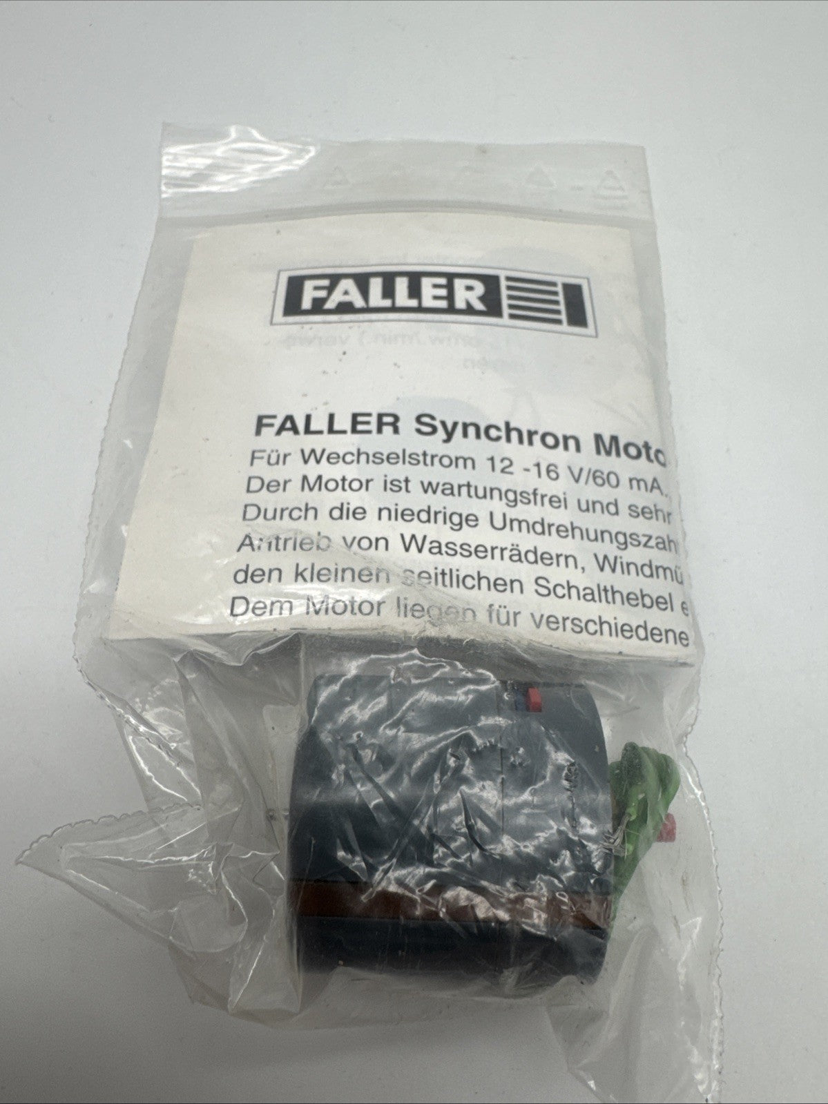 Faller AMS 629 ~ unbenutzter Synchronmotor in OVP