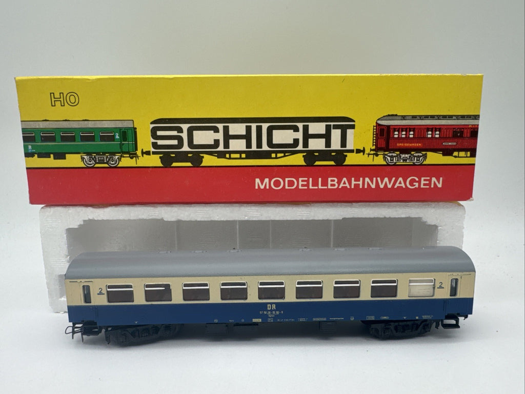 Schicht Prefo H0 5452522/426/00021 Rekowagen DR OVP Neuwertig Beleuchtet