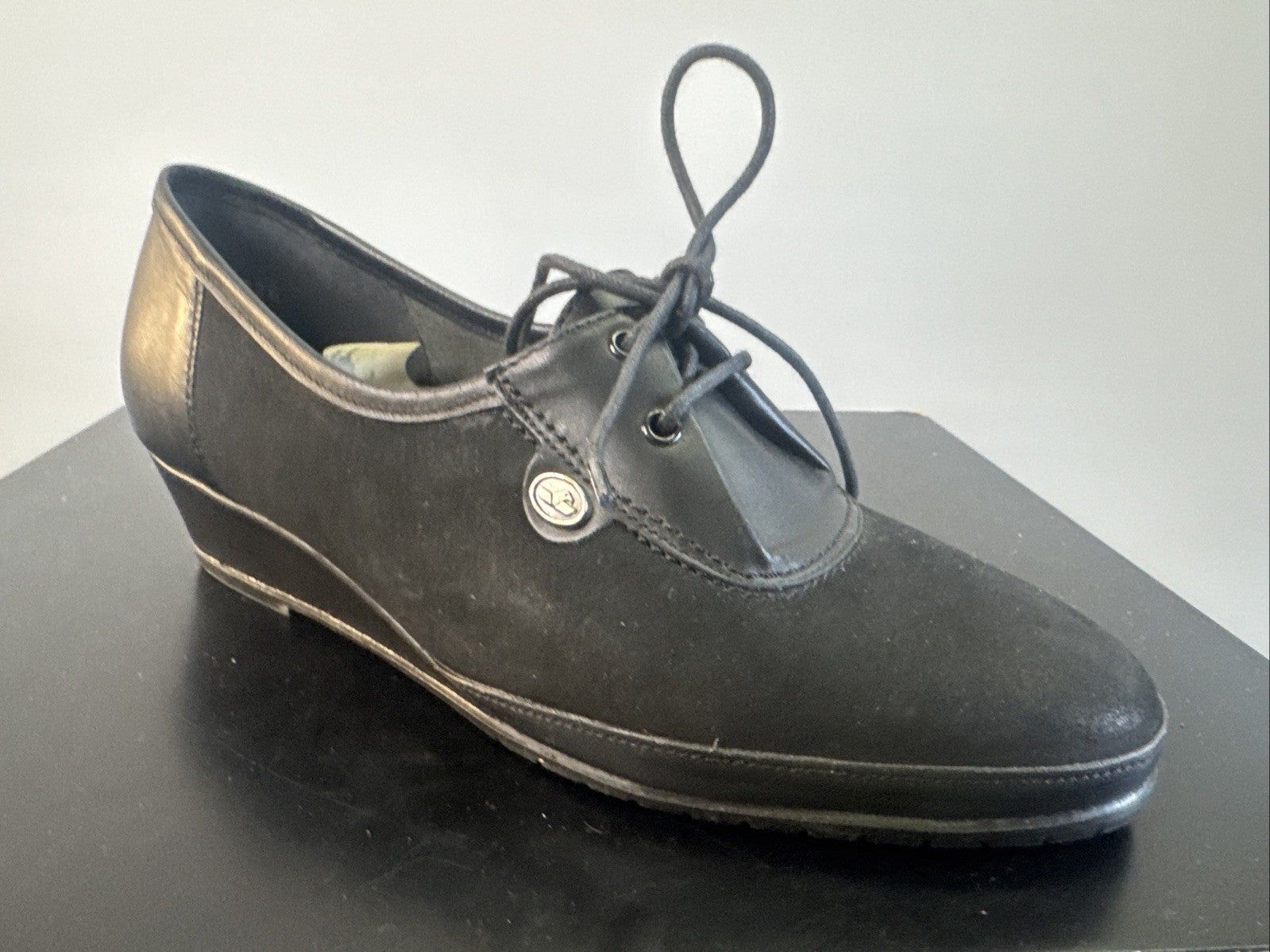 Kranich Halbschuh Gr. 4 Damen Leder