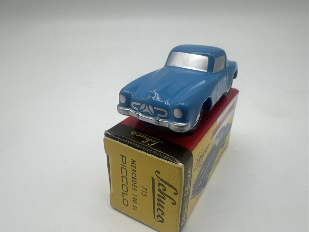 Schuco Piccolo 713 Modellauto Mercedes 190 SL blau / Guss 1:90 #15