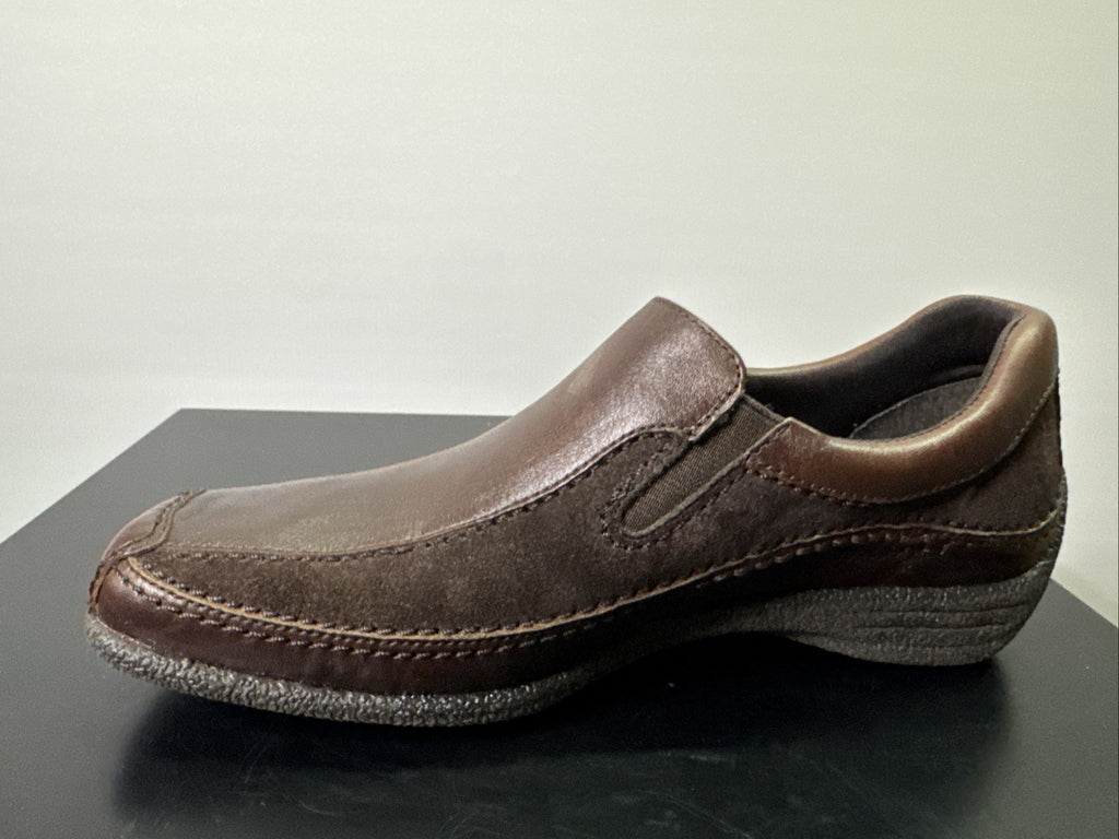 Jana Halbschuh Gr. 3,5 Damen Leder Braun