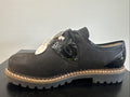 Schapuro Halbschuh Damen Gr. 4 Leder Schwarz