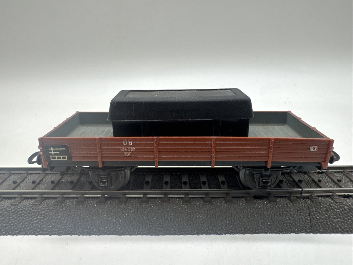 Märklin 4503 H0 Niederbordwagen 464 637 , DB Beladen
