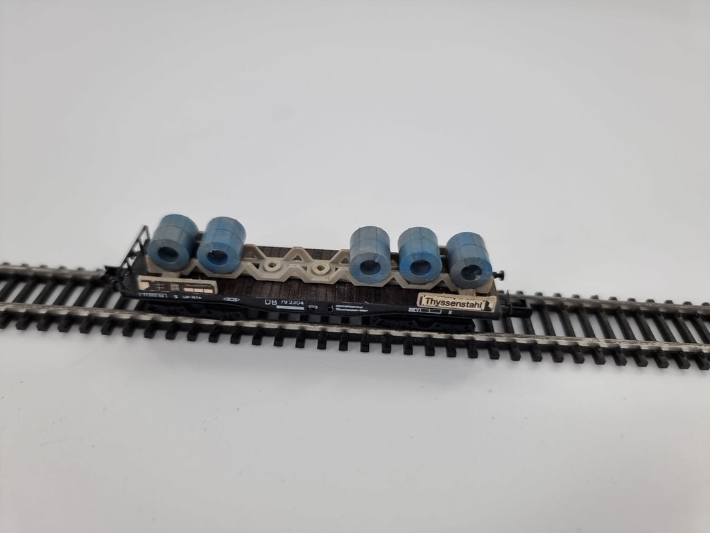 Arnold N Bausatz Schwerlastwagen "Thyssenstahl" mit Ladung 