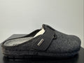 Rohde Herren Filz Pantolette Gr. 45 Schwarz Pantoffel Weite G 6741