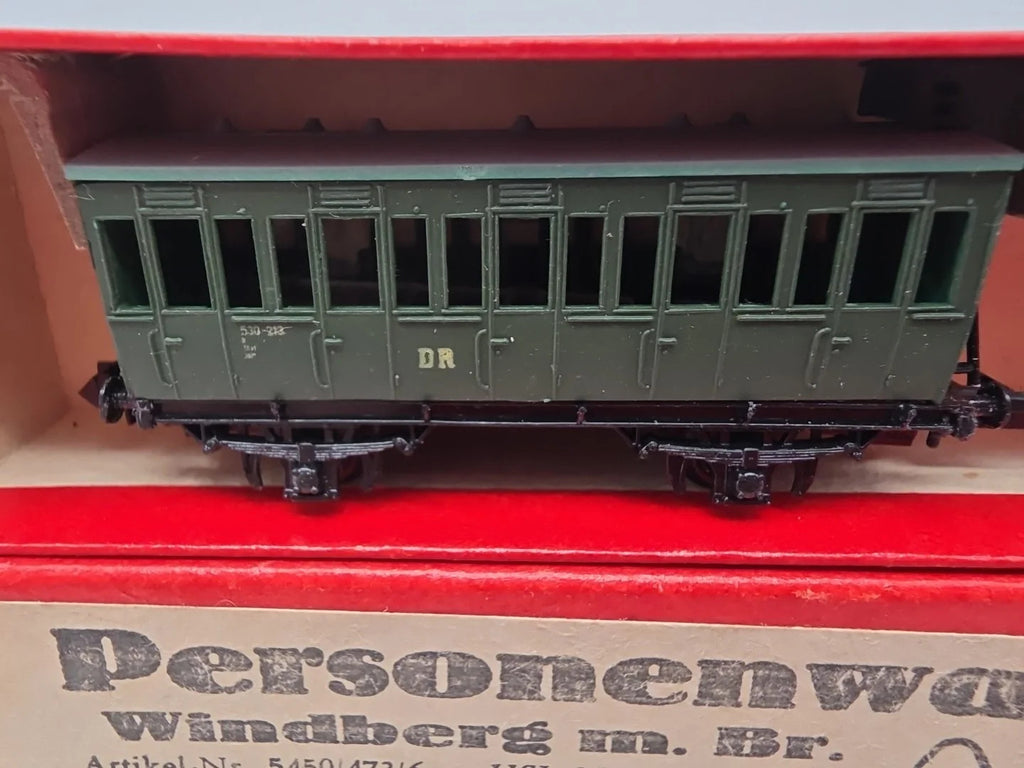 Herbert Stein KG N 5450/473/6 Personenwagen mit Bremserhaus DR OVP (135310)