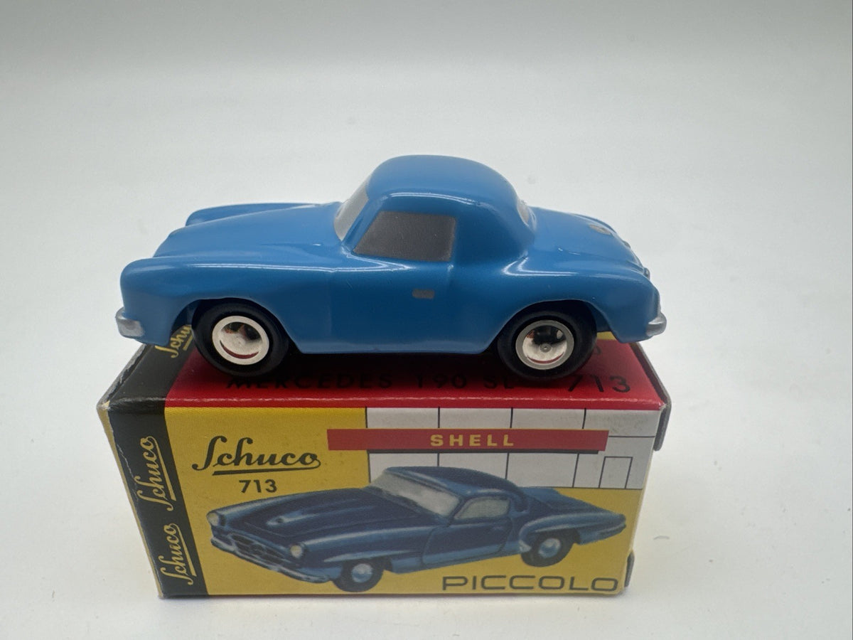 Schuco Piccolo 713 Modellauto Mercedes 190 SL blau / Guss 1:90 #15