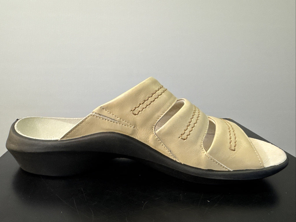 Romika Slipper Herren Gr. 42 Leder Beige 