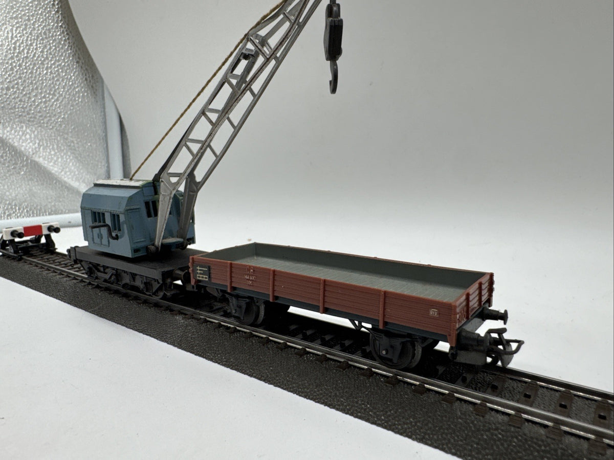 Märklin Kranwagen Krupp-Ardelt DB mit Schutzwagen ohne OVP H0