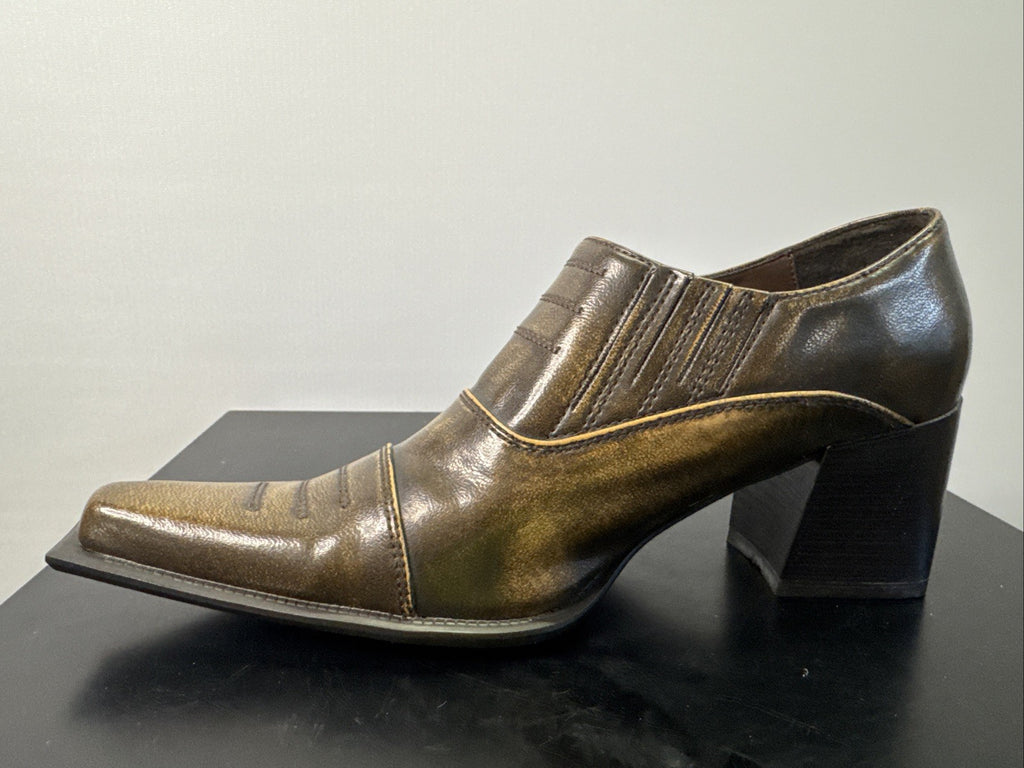 Simona Stiefelette Gr. 36 Leder Damen Absatzschuh