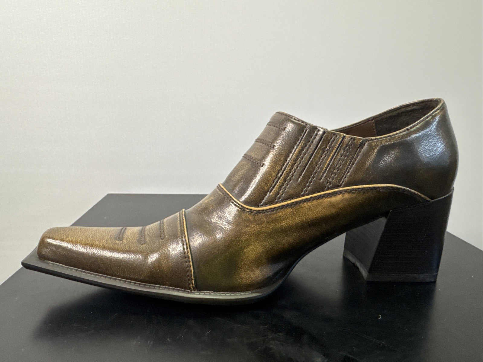 Simona Stiefelette Gr. 36 Leder Damen Absatzschuh