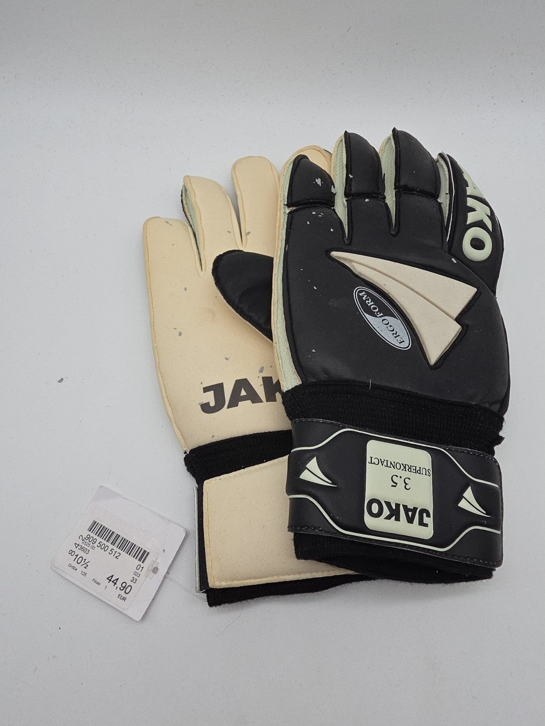 JAKO Torwarthandschuhe ERGO Form 4.5 Hard Ground Duo-Tec Gr. 10,5