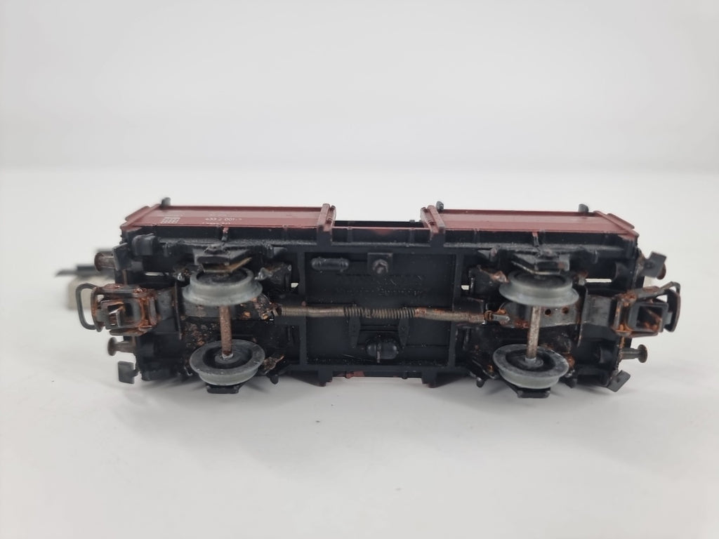 Märklin H0 4612 Güterwagen Autotransportwagen unbeladen 433 2 001-7 braun DB