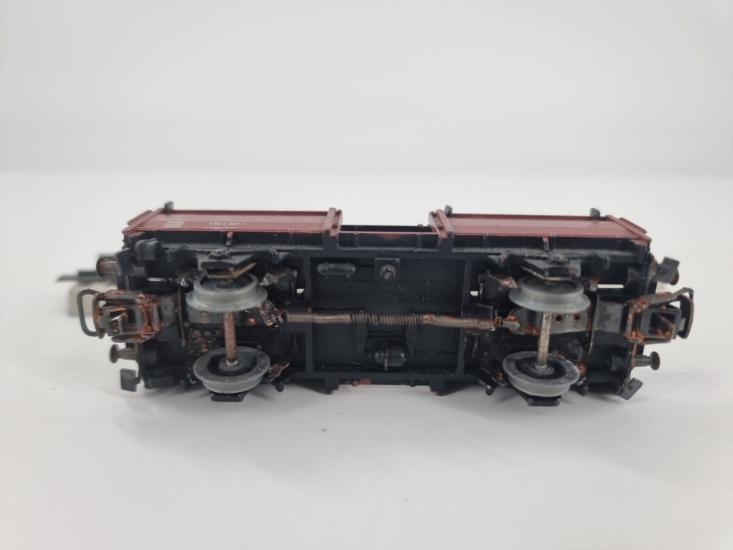 Märklin H0 4612 Güterwagen Autotransportwagen unbeladen 433 2 001-7 braun DB