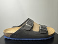 Rohde Herren Pantolette Gr. 46 Leder Anthrazit 5927