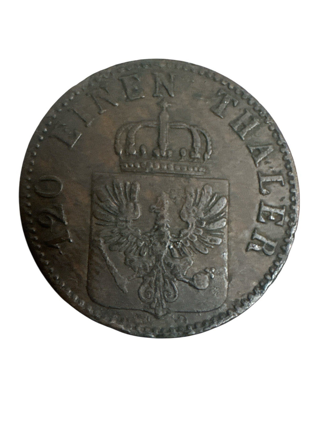 Preussen 3 Pfennig 1865 Kupfer  Original Münze