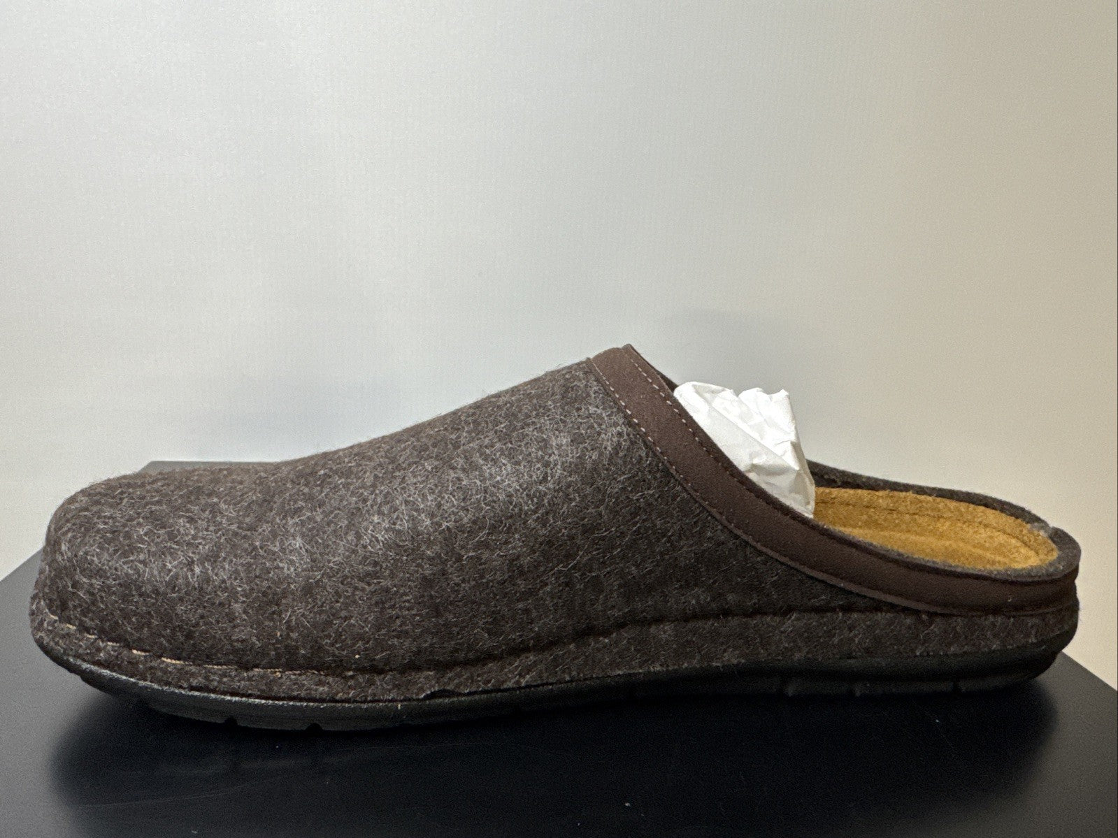 Rohde Herren Filz Pantolette Gr. 47 Mocca Pantoffel 6740