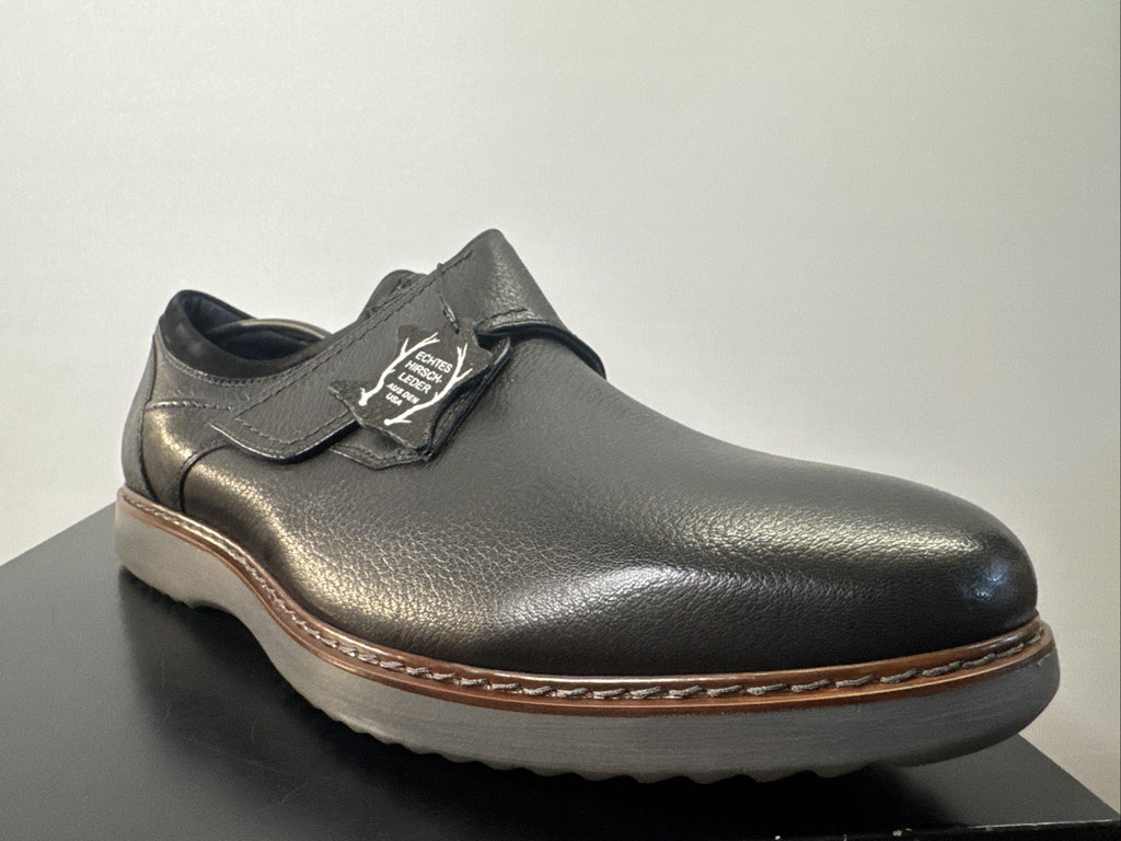 Sioux Herrenschuh Gr. 15 Leder Schwarz Uras-701-K